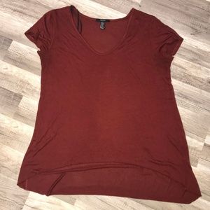 Forever 21 Burgundy tee shirt